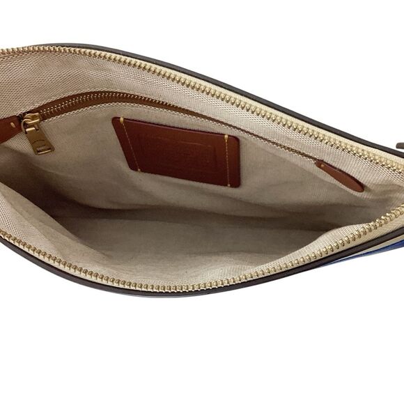 Coach X Tom Wesselmann Collab Large Turnlock Wristlet Bag Clutch - Picture 13 of 14